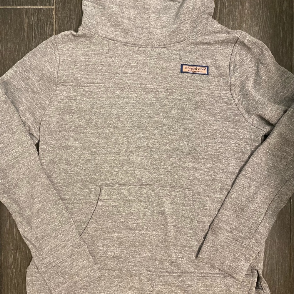 Girls Vineyard Vines funnel neck Shep shirt
